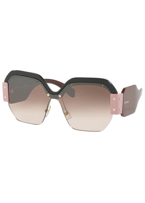 miu miu sorbet sunglasses|Miu Miu Sorbet Square Wrap.